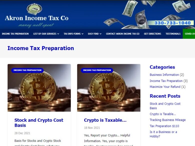 Akron Income Tax Co Blog