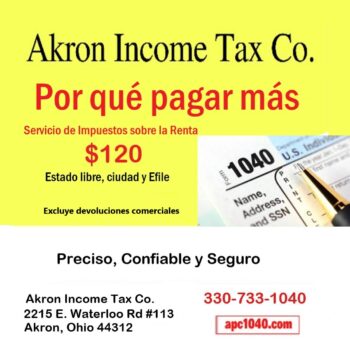 impuestos sobre la renta Ellet, Akron Income Tax Preparation