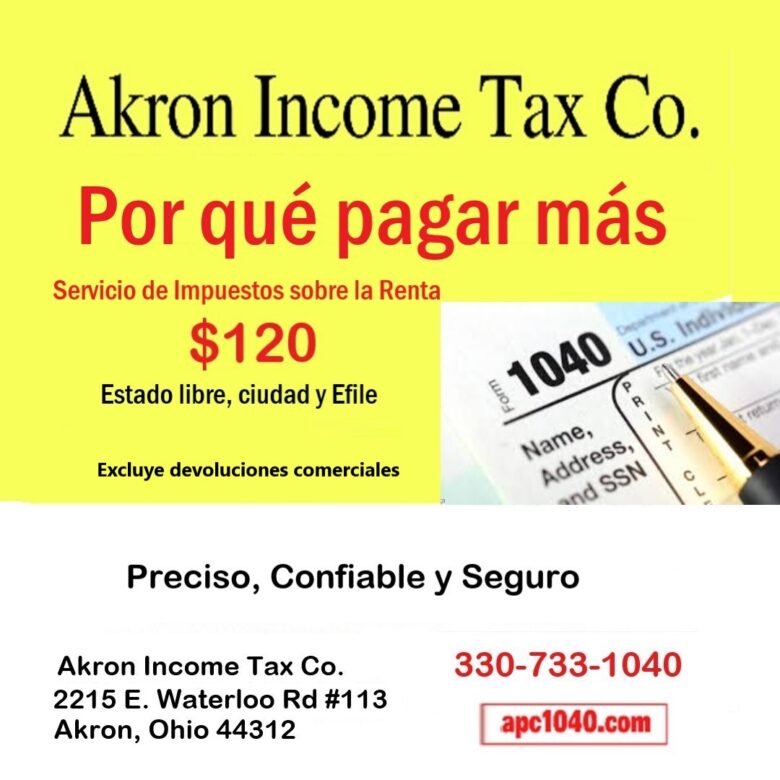 Promoción en vídeo, Akron Income Tax Preparation