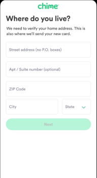 chime address